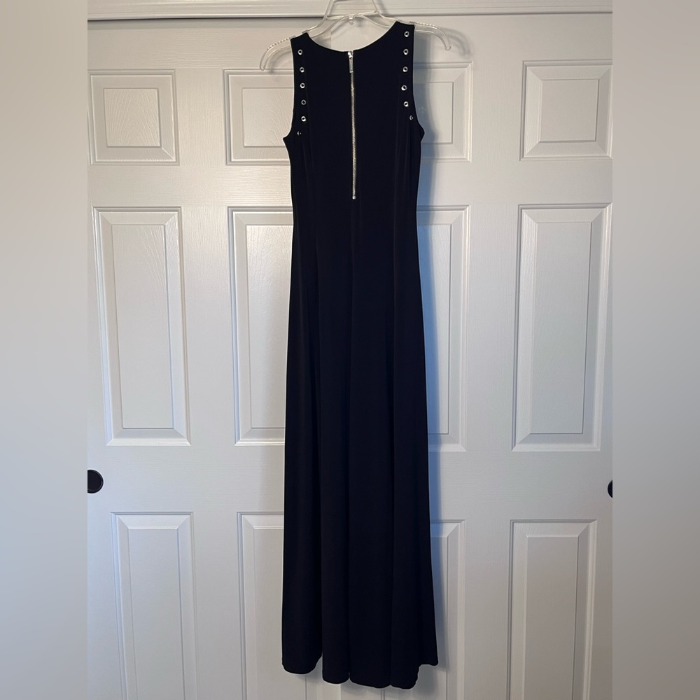 Michael Kors Formal Dress, Black, Sleeveless w/ detail, Thigh Slit, size XS - Picture 5 of 6